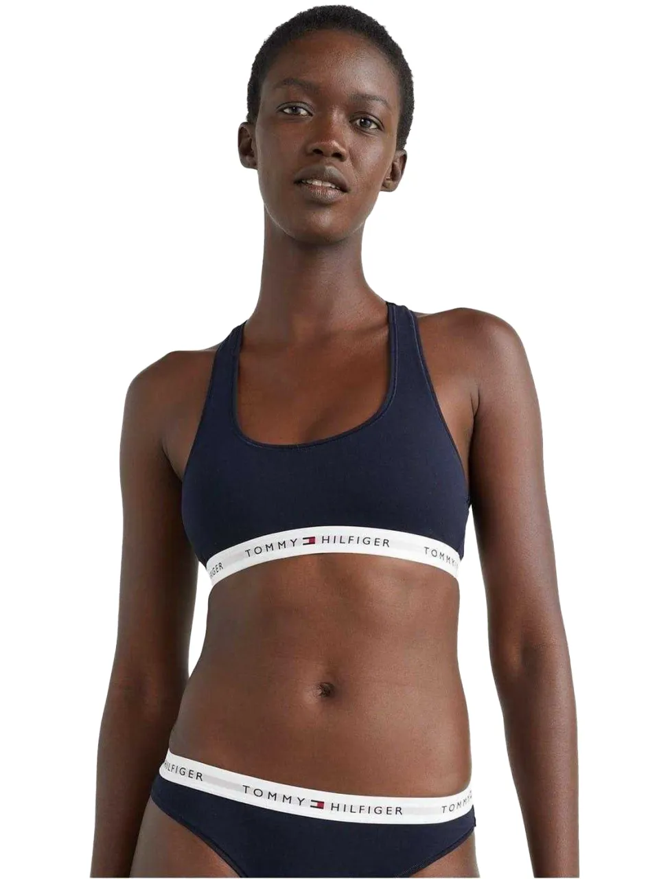 Tommy Hilfiger Dames/Dames Katoenmix Bralette (Woestijnlucht) Marineblauw/Blauw