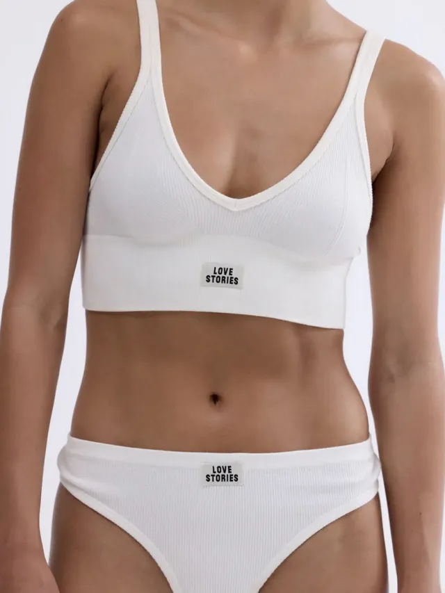 Love Stories Bralette "Posey" - Off White