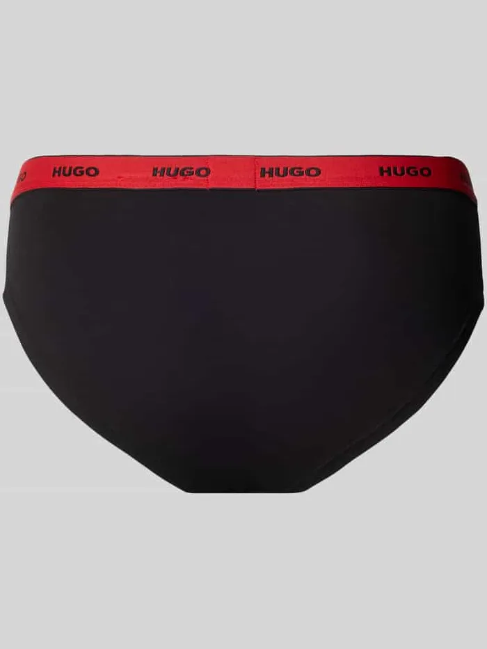 Hugo Slip met label in band, model 'CAROUSEL' rood, foto 2