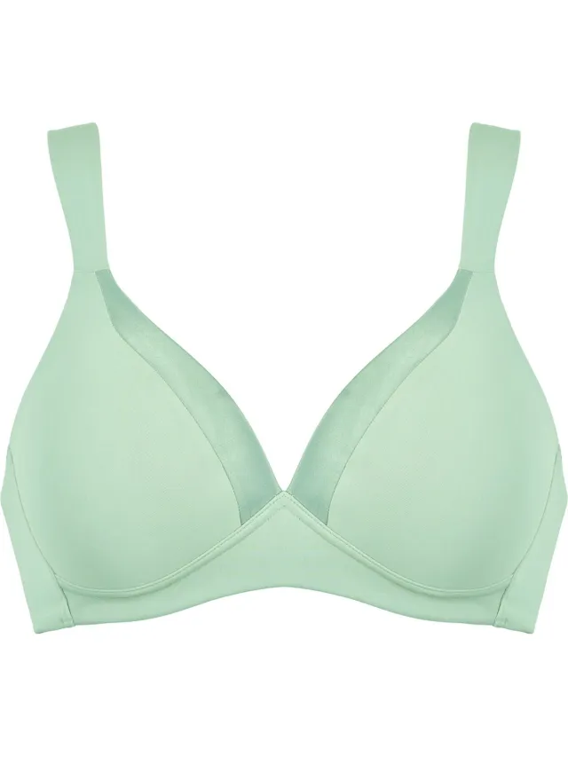 Naturana Soft bh met glansband - 5119 - Aquamenta