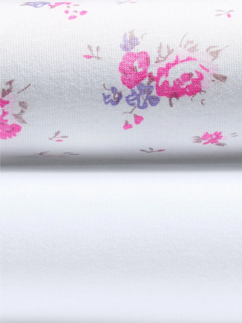 tailleslip roze geprint en wit, foto 2