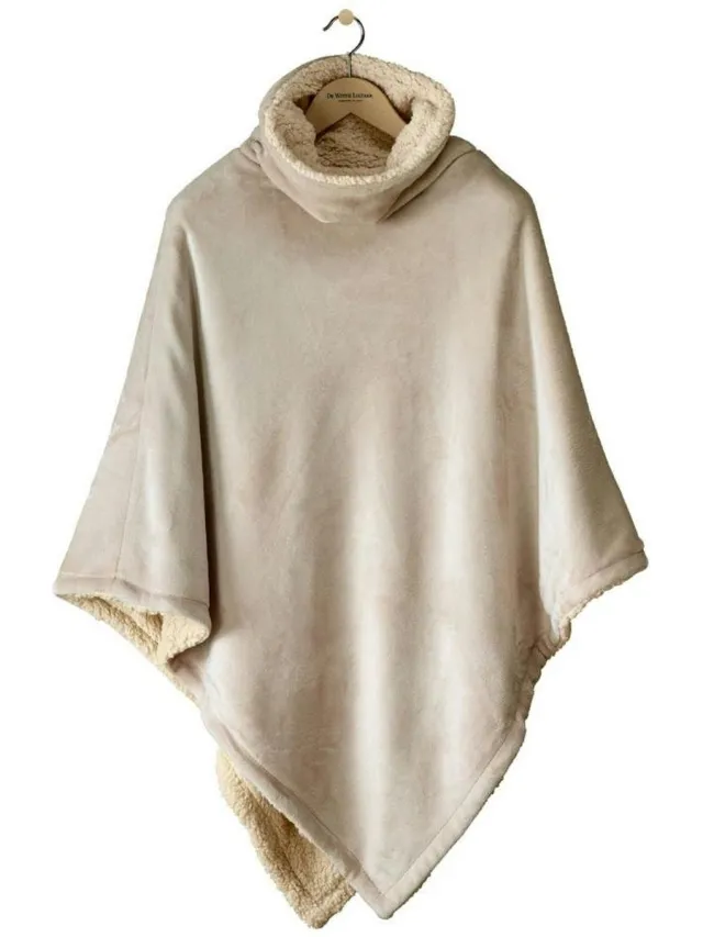 De Witte Lietaer Poncho - Safari Effen Polyester - One size- 228405-one size
