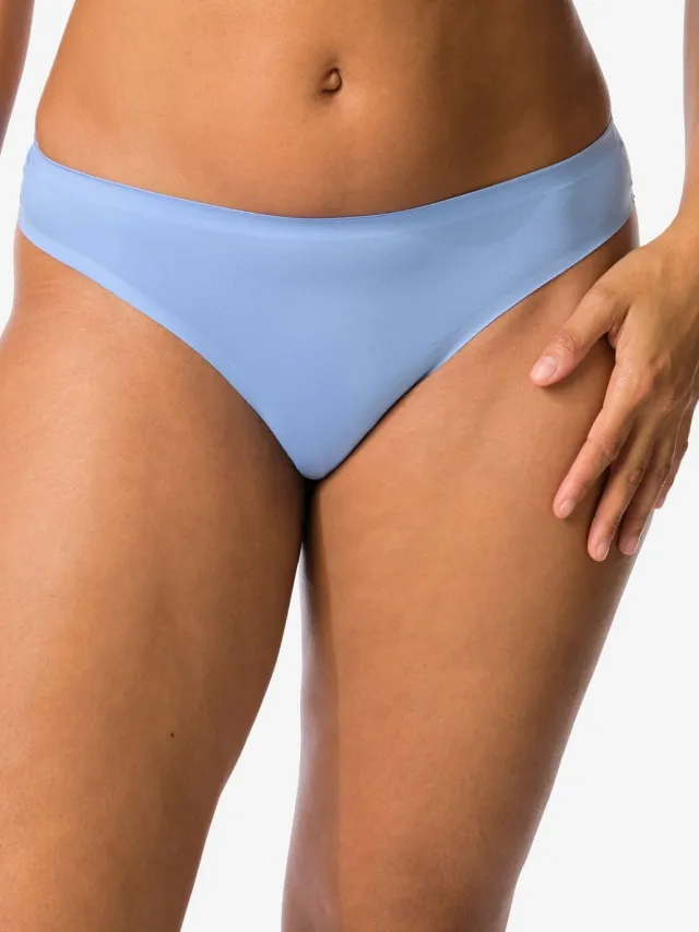 HEMA Damesstring second skin micro blauw (blauw)