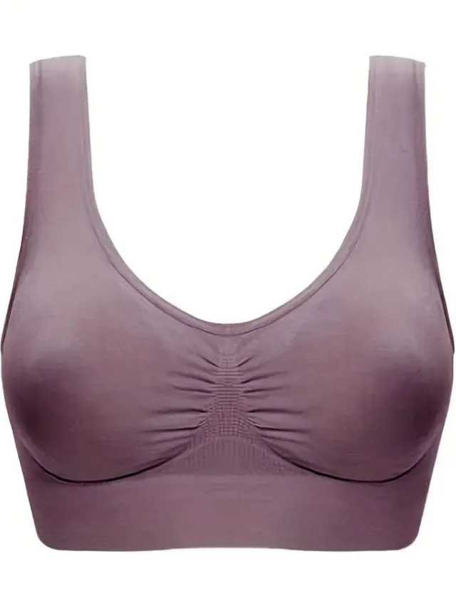 Livano BH Set Zonder Beugel - Zonder Bandjes - Push-up Bh's - Comfort Beha - Comfortabel - Sterk - Dames - 3 Pack - Gemengd 1
