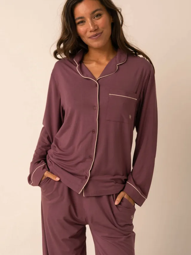 Sam Friday pyjama set - aubergine