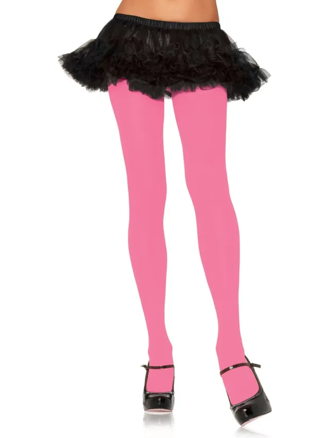Leg Avenue Nylon opaque pantyhose ["Roze"]