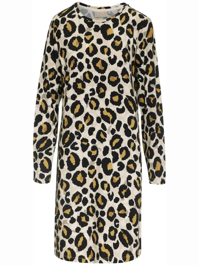 Essenza Emmy Fedelia Nachthemd Lange Mouw Comforting yellow