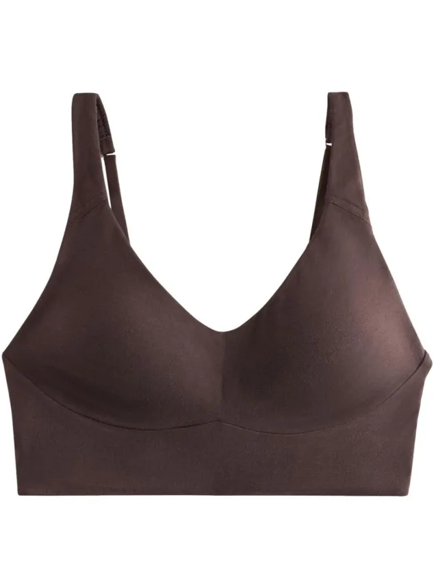 Next Dames - Superzachte Ultimate Comfort T-shirtbeha van modal met vulling, zonder beugel - Bruin Chocolate Brown