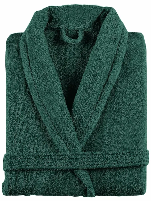 Sorema Badjas - New Plus Shawl Collar - Deep Baltic Blauwgroen