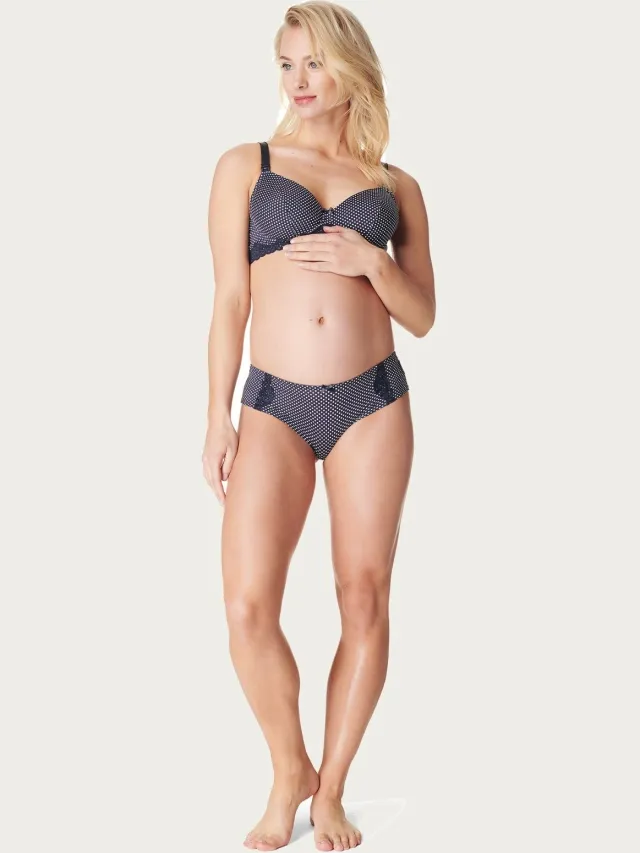 Noppies Zwangerschapsslip Dark Blue Dots