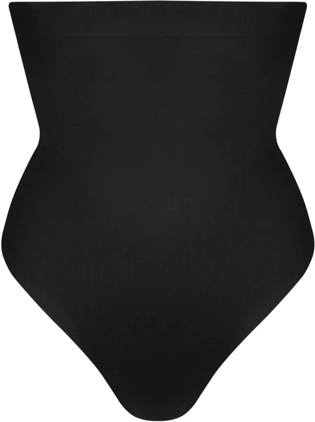 MAGIC Bodyfashion Power Shaper Hi-Thong Corrigerend ondergoed - Black Zwart