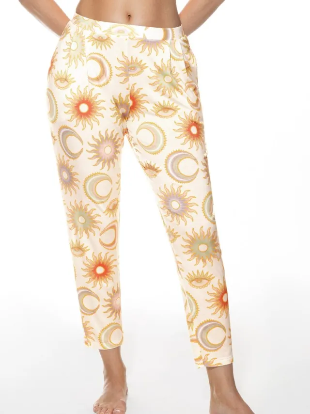 Mey Female - Broek op enkelhoogte Serie Secret Eye Champagne