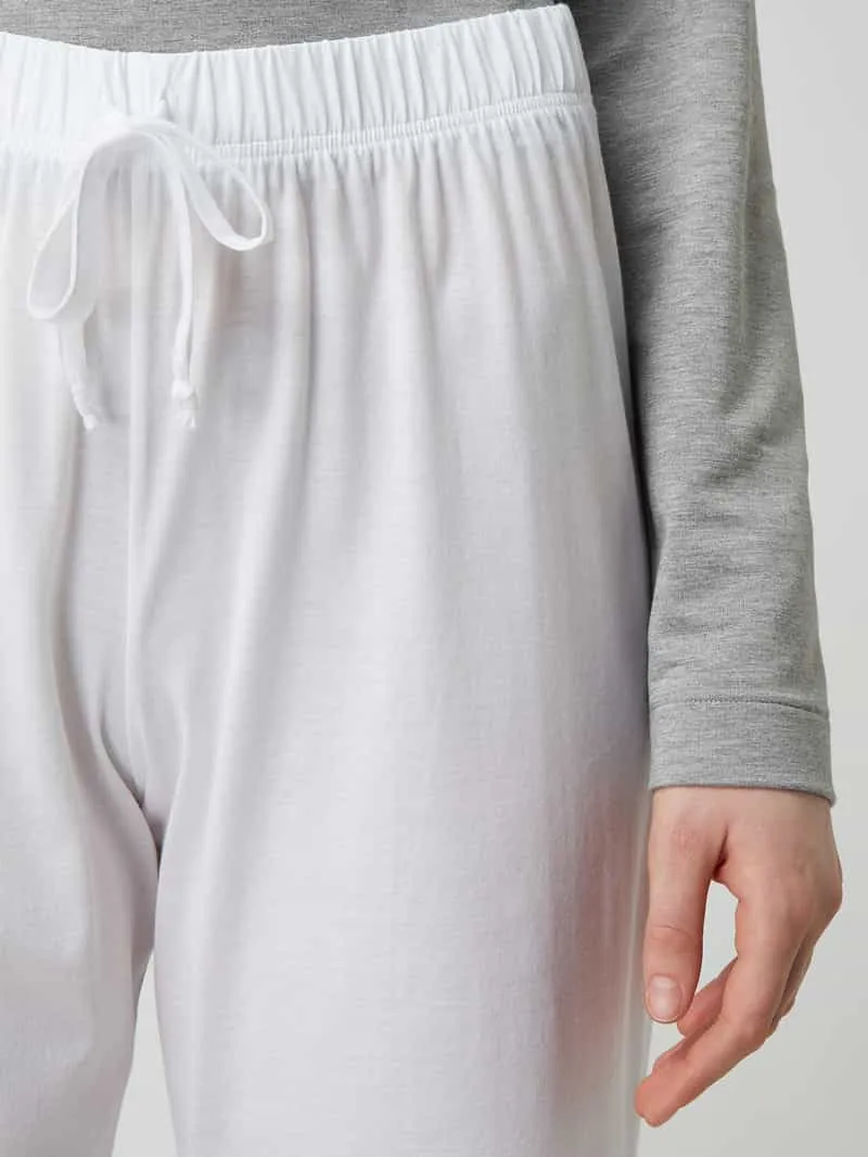 Hanro Comfortbroek van gemerceriseerd katoen, model 'Cotton Deluxe' wit, foto 4