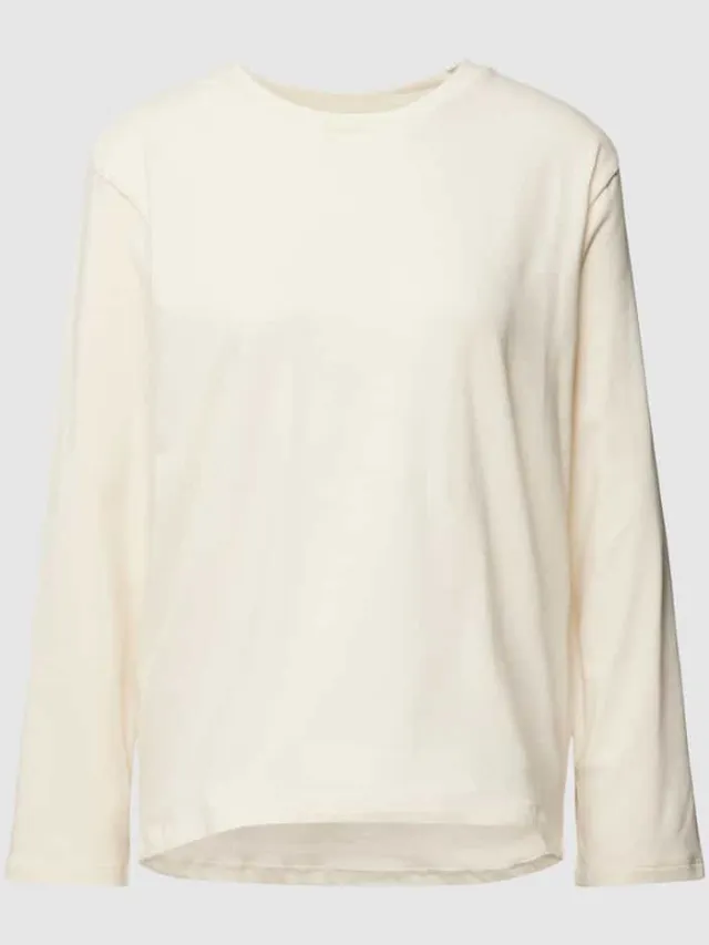 Schiesser Pyjamabovendeel in effen design, model 'Mix+Relax' Beige