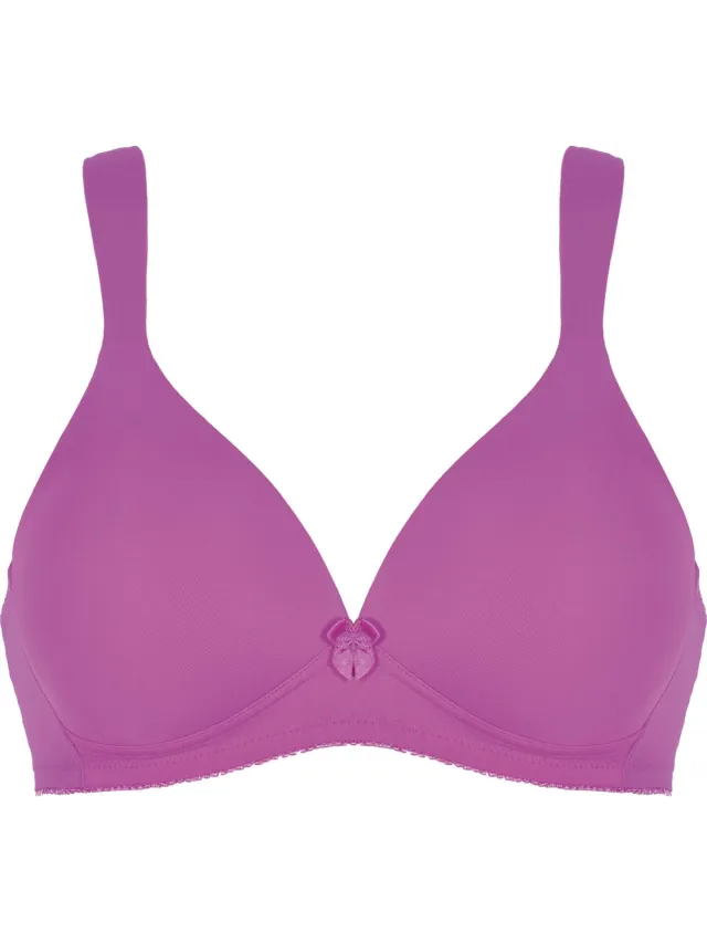 Naturana Soft bh met brede bandjes - 5266 - Purple Orchid