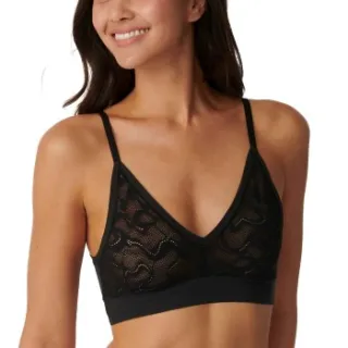 Sloggi GO Allround Lace bralette zwart Zwart,Wit