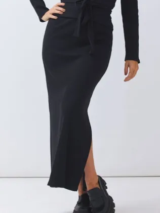 Baìge the Label dames vegan Rok Bea Zwart, foto 2