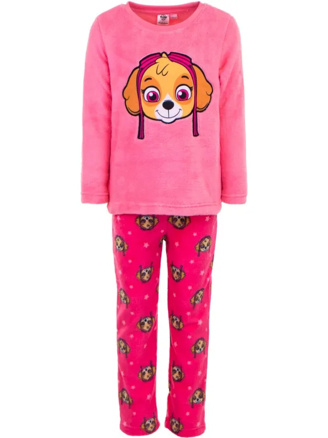 PAW Patrol Kinderpyjama - PAW Patrol - Fleece - Roze