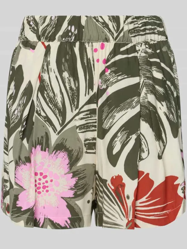 Schiesser Pyjamashort van viscose in allover-look gebroken wit, foto 2