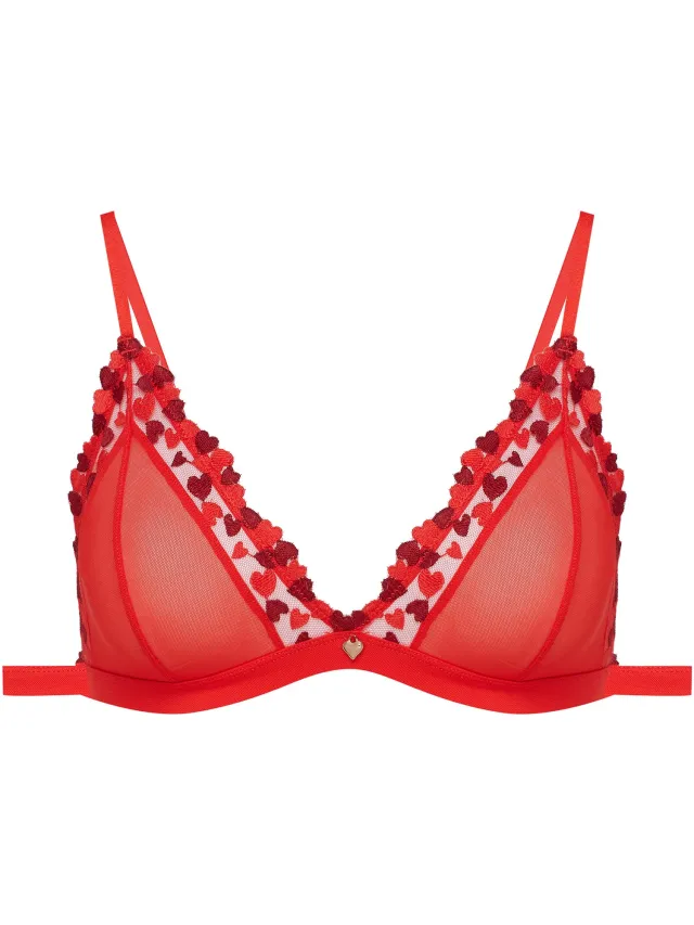 ESOTIQ Zoee - Triangelbeha - Rood - Zonder beugel