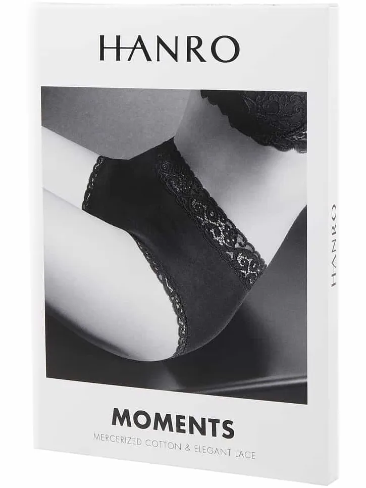 Hanro Slip met kant, model 'Moments' beige, foto 3