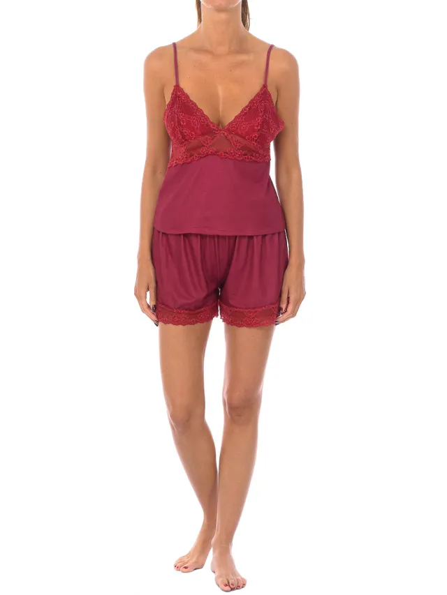 Feyza 1203 pyjamaset rood