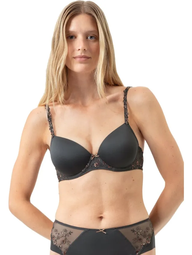 Mey Damen Bi-Stretch-Bh Serie Delightful Thunder Grey