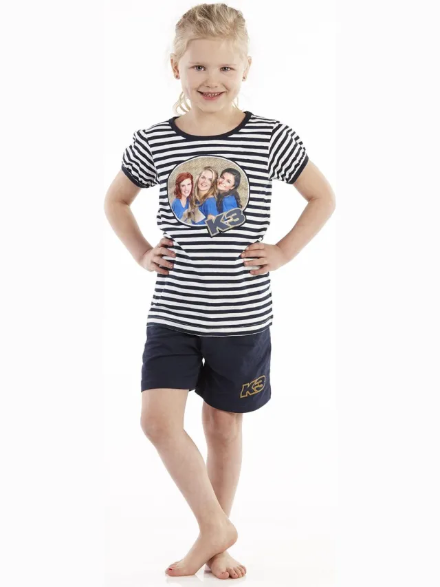 Studio 100 K3 Shortama streep zwart