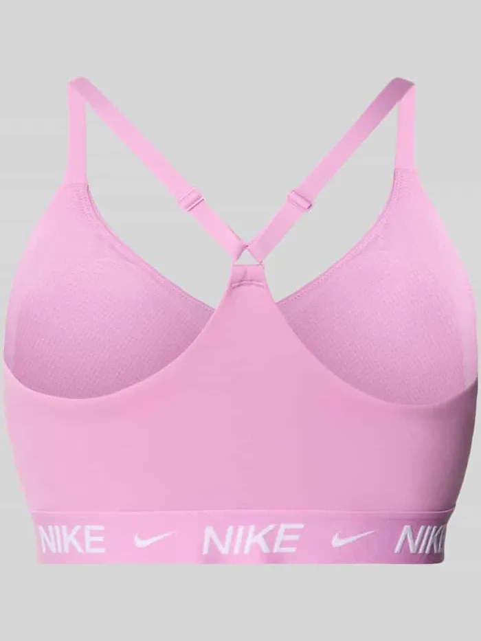 Nike Sport-bh met label in band felroze, foto 2