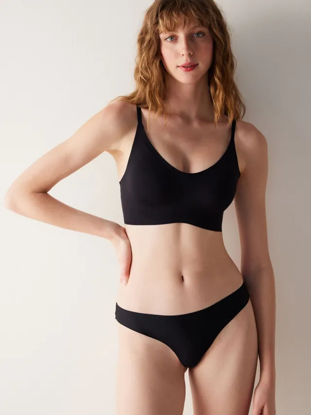 Penti Jersey Bralette Bh Zwart