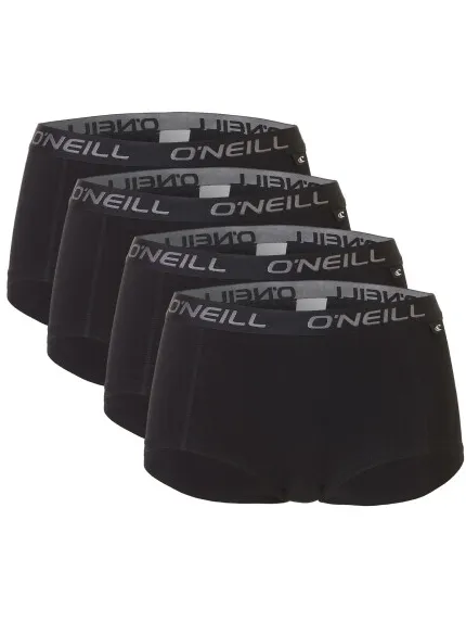 O'Neill Dames boxershorts 4-pack Zwart