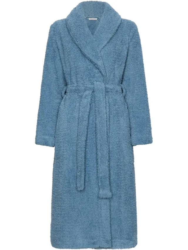 Pastunette Badjas - Frosty - Fleece - Blauw