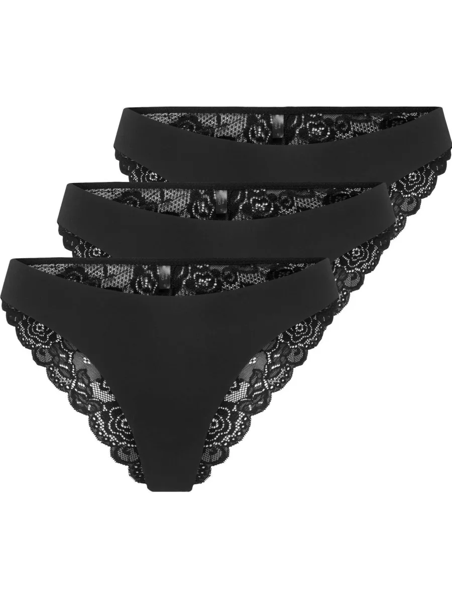 Only Chloe brazilian slip zwart, foto 5