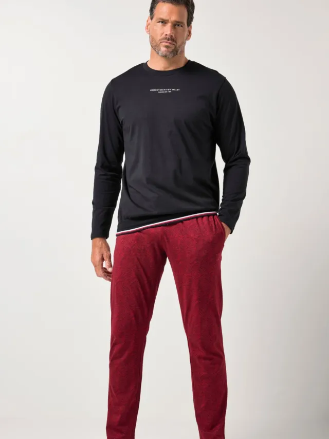 JP1880 pyjama donkerrood