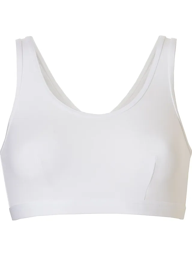 Cotonella Dames Bralette Bi-elastisch Katoen Wit