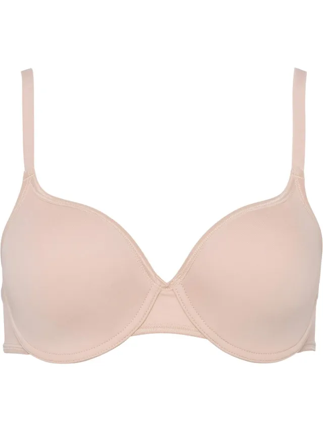 BeeDees T-Shirt BH Stepy Soft WHP Met beugel, naadloze en voorgevormde cups, elegante uitstraling, comfortabel nude