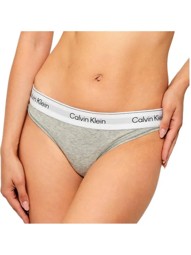 Calvin Klein Tanga's Calvin Klein Jeans Thong Grijs