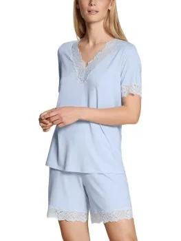 Calida Elegant Dreams Short Pyjama Blauw