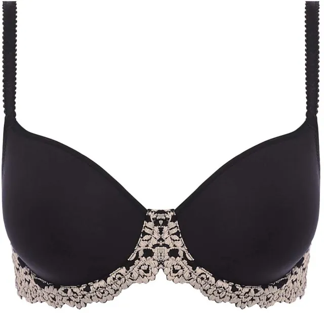 Wacoal EMBRACE LACE- Dames Full cup Beha- BLACK ZWART/WIT