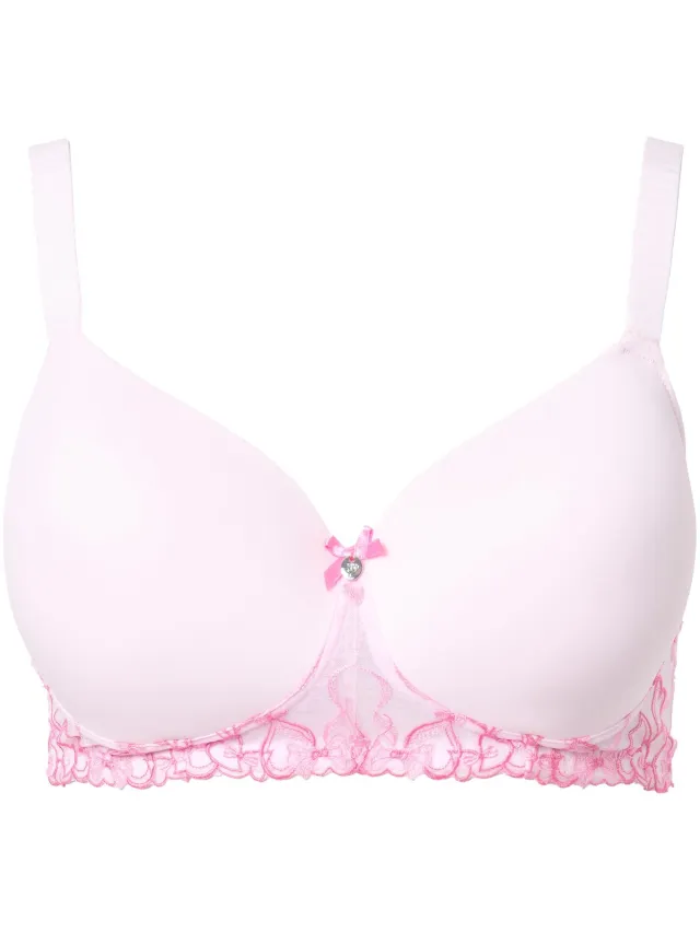 TruYou Dames - TRUYOU bralette zonder beugel kant tasje - Babyroze