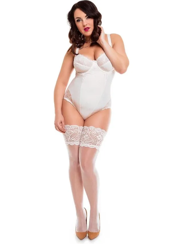 Glamory Comfort - Hold-up kousen - 20 den - wit