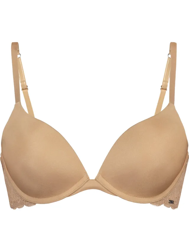 Hunkemöller Dames Lingerie Voorgevormde push-up beugel bh Angie - Beige