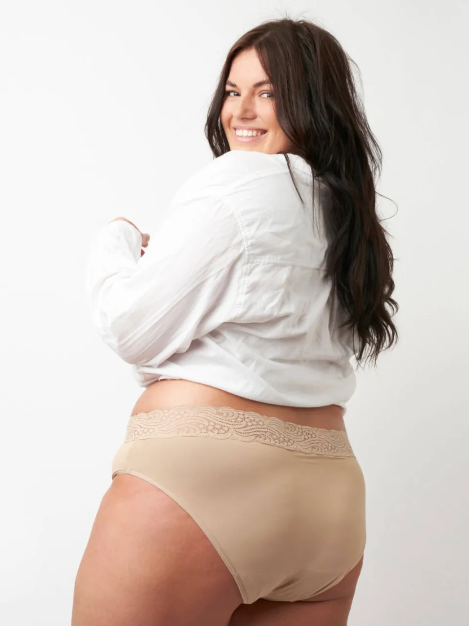 Moodies Undies sterk absorberende menstruatieslip beige, foto 6