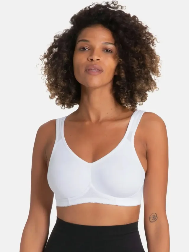 Dorina Racerback Sport BH - Flex - Stevige sport bh - Verstelbare bandjes - 95D - Wit