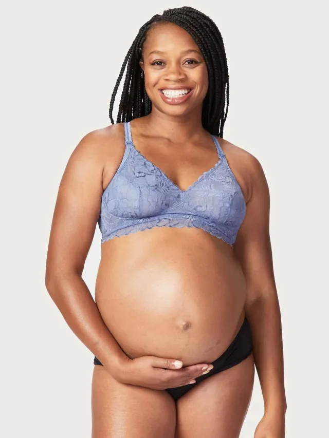 Cake Lingerie Zwangerschapsbh / Meegroeibh Bralette Blauw