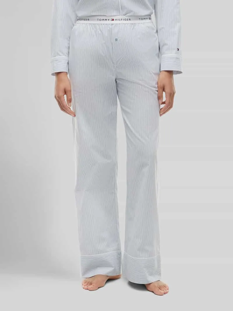 Tommy Hilfiger comfort fit pyjama van puur katoen lichtblauw, foto 4
