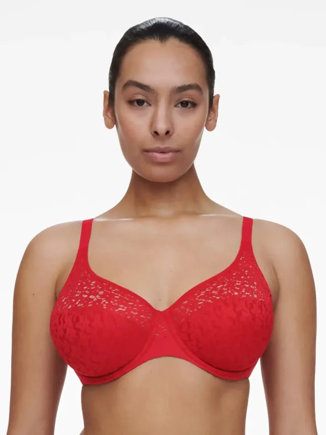 Chantelle Norah - Beugelbh - Bedekkend - Soft Feel - POPPY RED