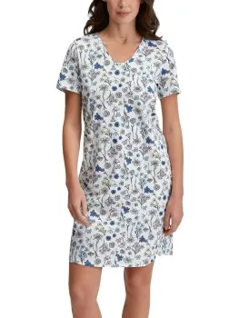Calida Flower Nights Sleepshirt Versch.kleure/Patroon,Roze