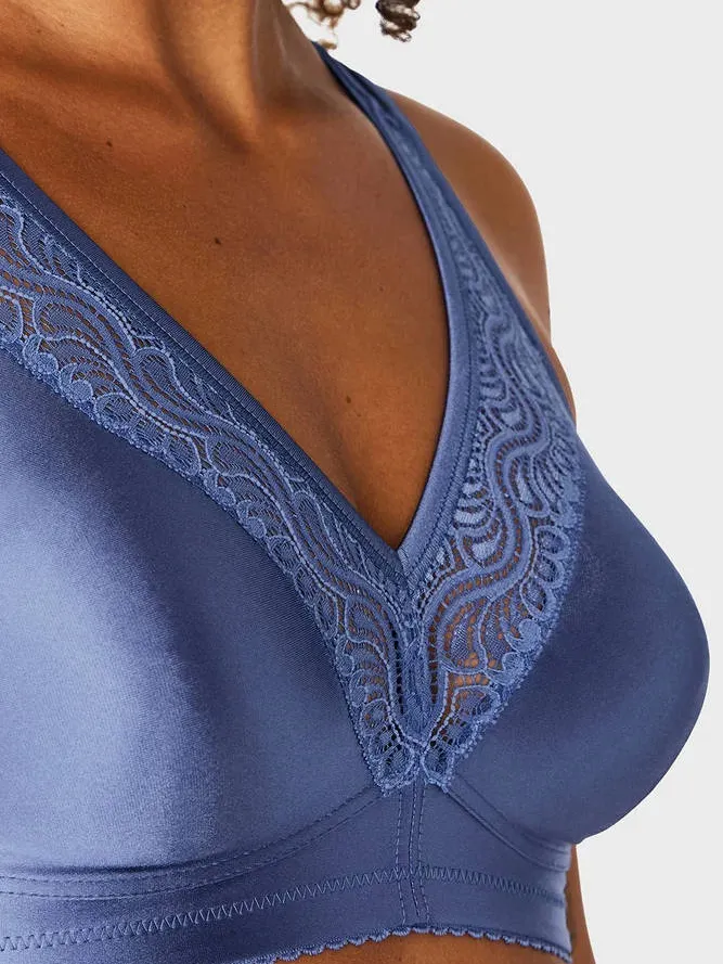 Swegmark Stars niet-voorgevormde bh zonder beugel blauw, foto 6