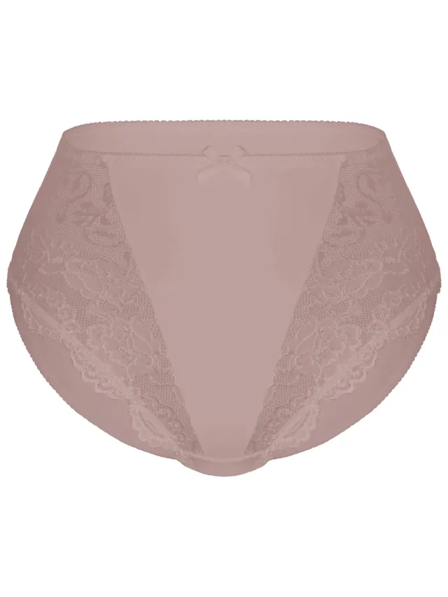 Sassa Mode Classic Lace maxislip taupe, foto 2